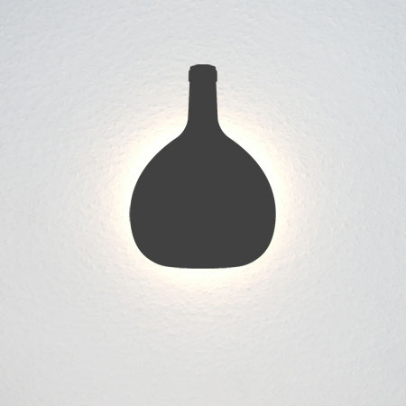 Frankenwein-Flasche (Bocksbeutel).