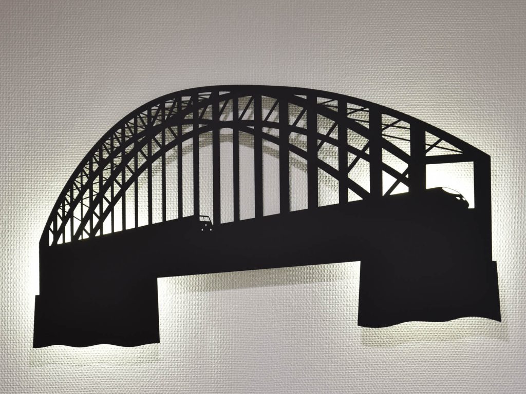 Hohenzollernbrücke ein